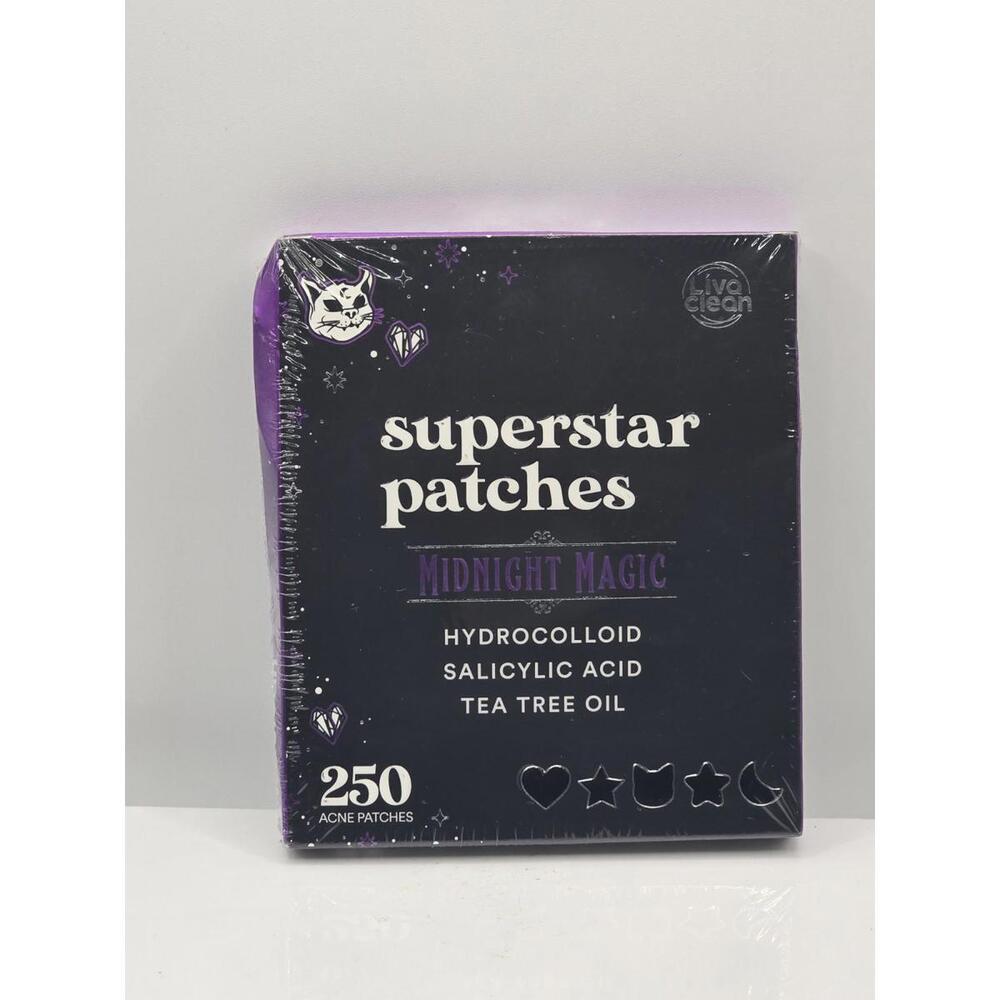 250CT Black Star Pimple Patches Midnight Magic W/Salicylic Acid & Tea Tree Oil -